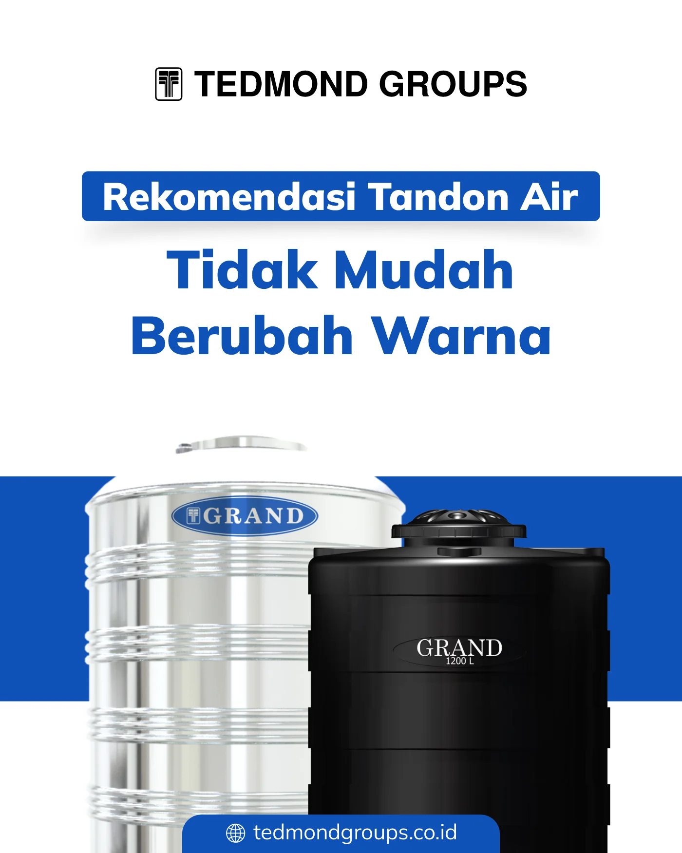 Rekomendasi Tandon Air Tidak Mudah Berubah Warna