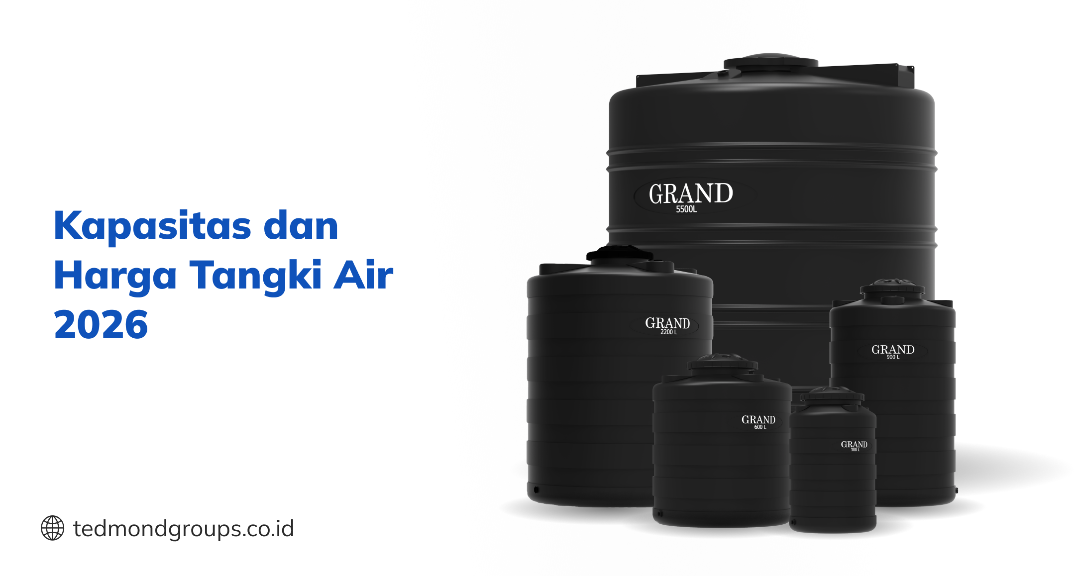 Kapasitas dan Harga Tangki Air
