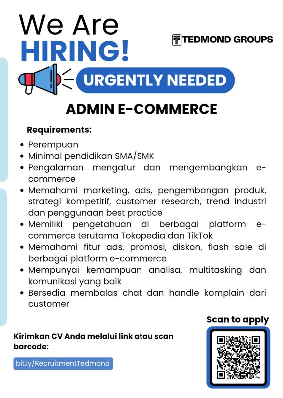 Loker Admin E commerce