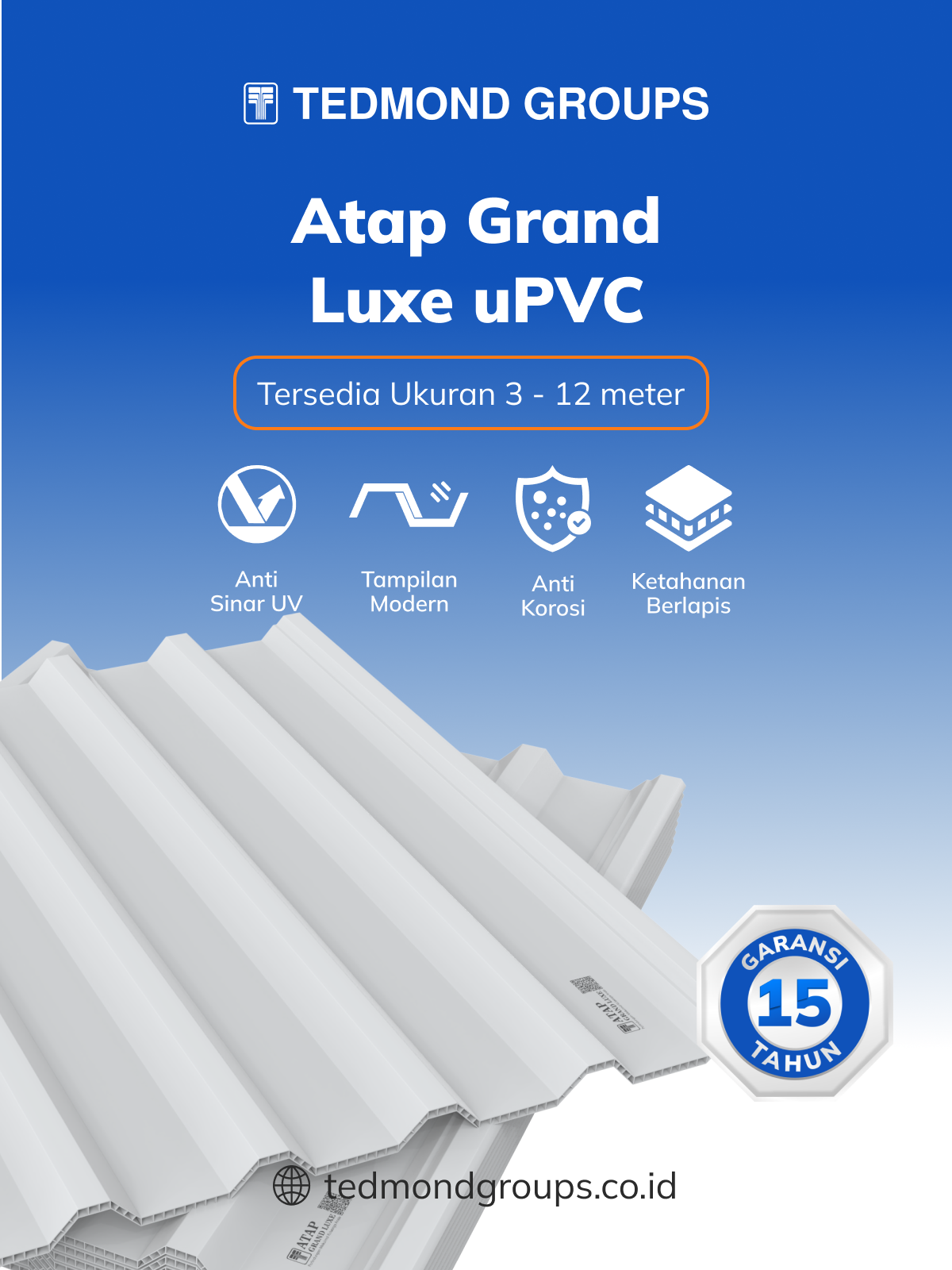 Berbagai Keunggulan Atap UPVC Grand Luxe