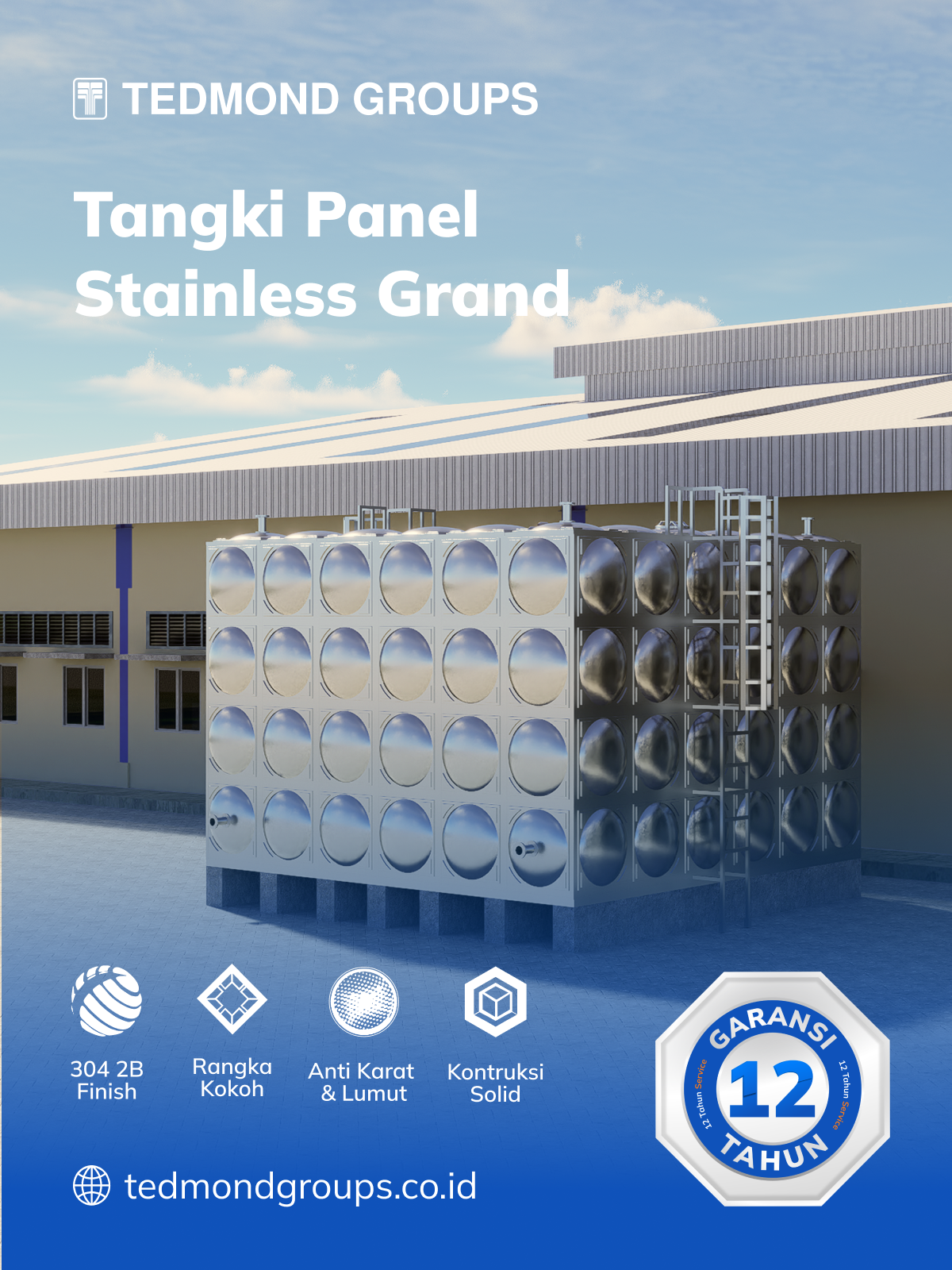 Keunggulan Tangki Panel Stainless Grand