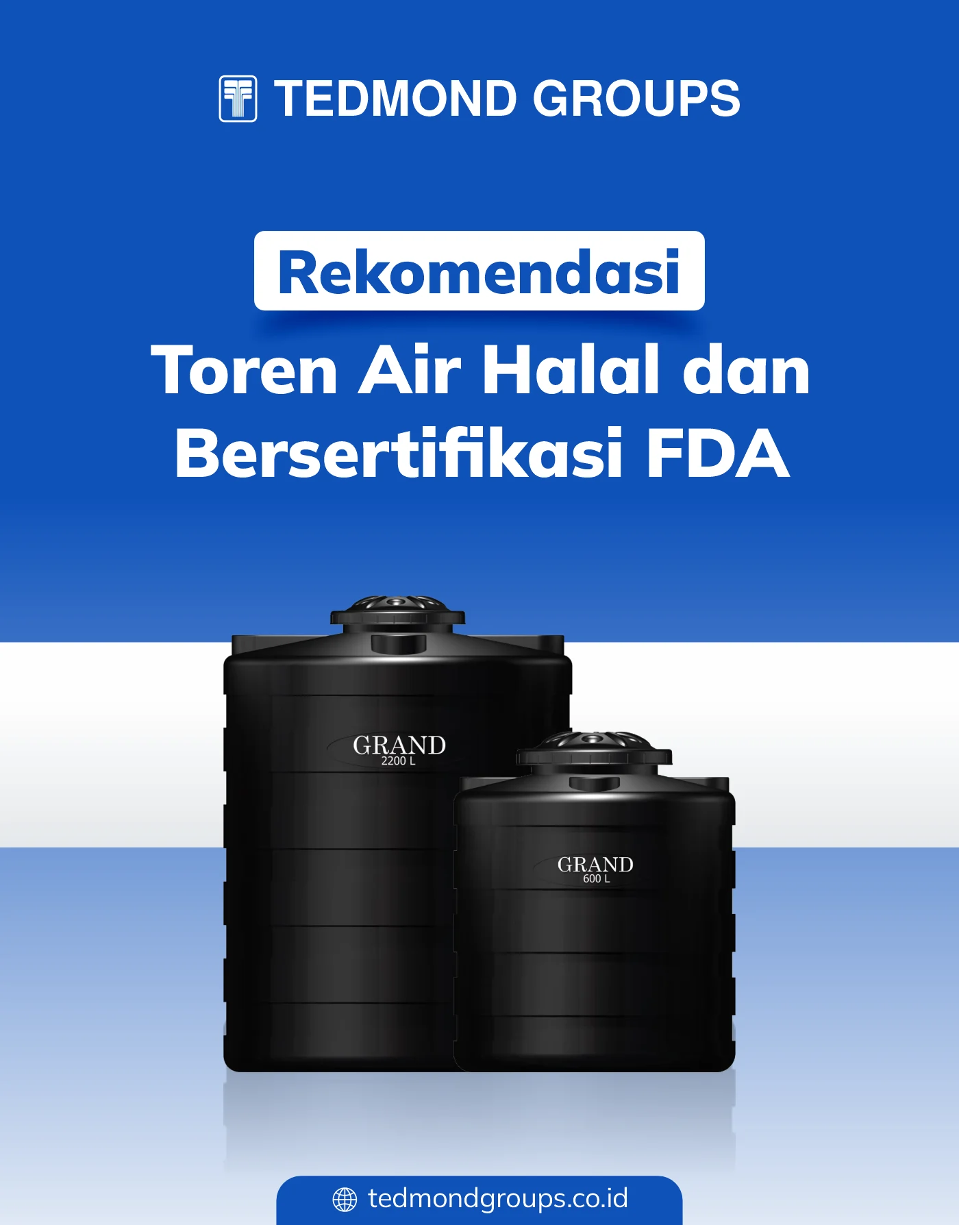 Rekomendasi Toren Air Halal dan Bersertifikasi FDA