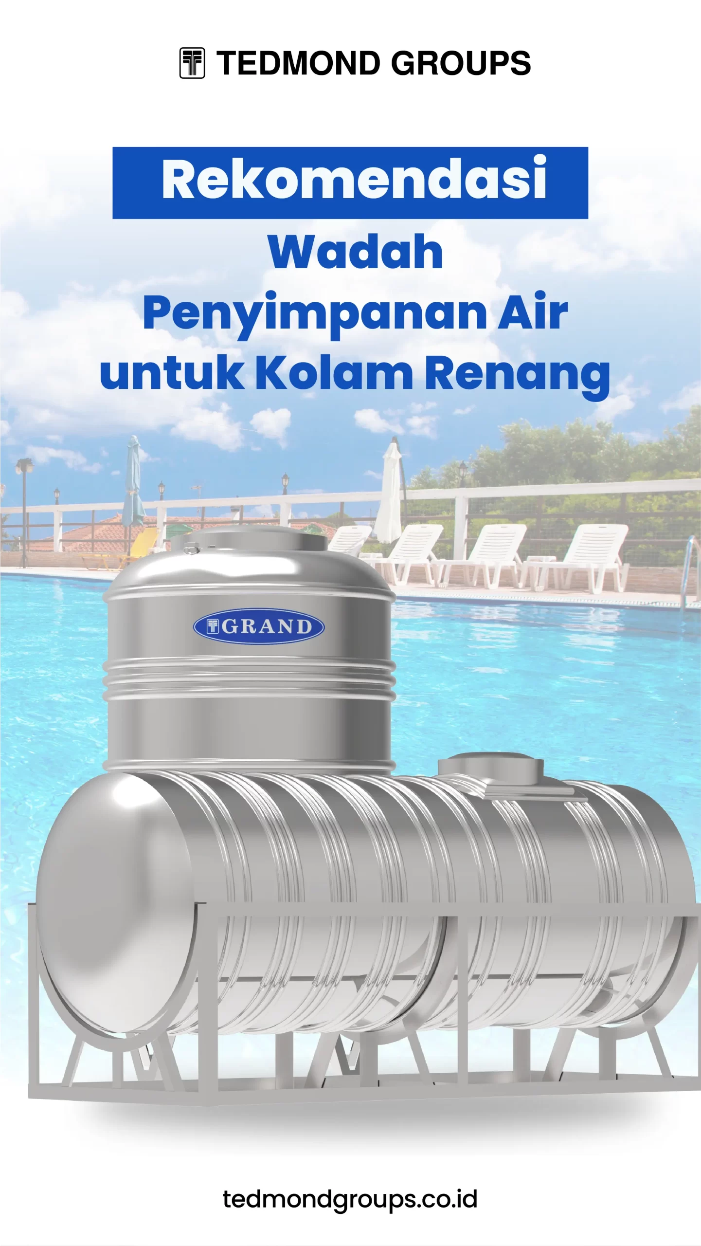 Rekomendasi Wadah Penyimpanan Air untuk Kolam Renang