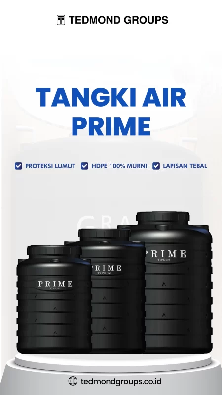 Tangki Air Prime untuk Mendukung Air Kolam Ikan Tetap Jernih