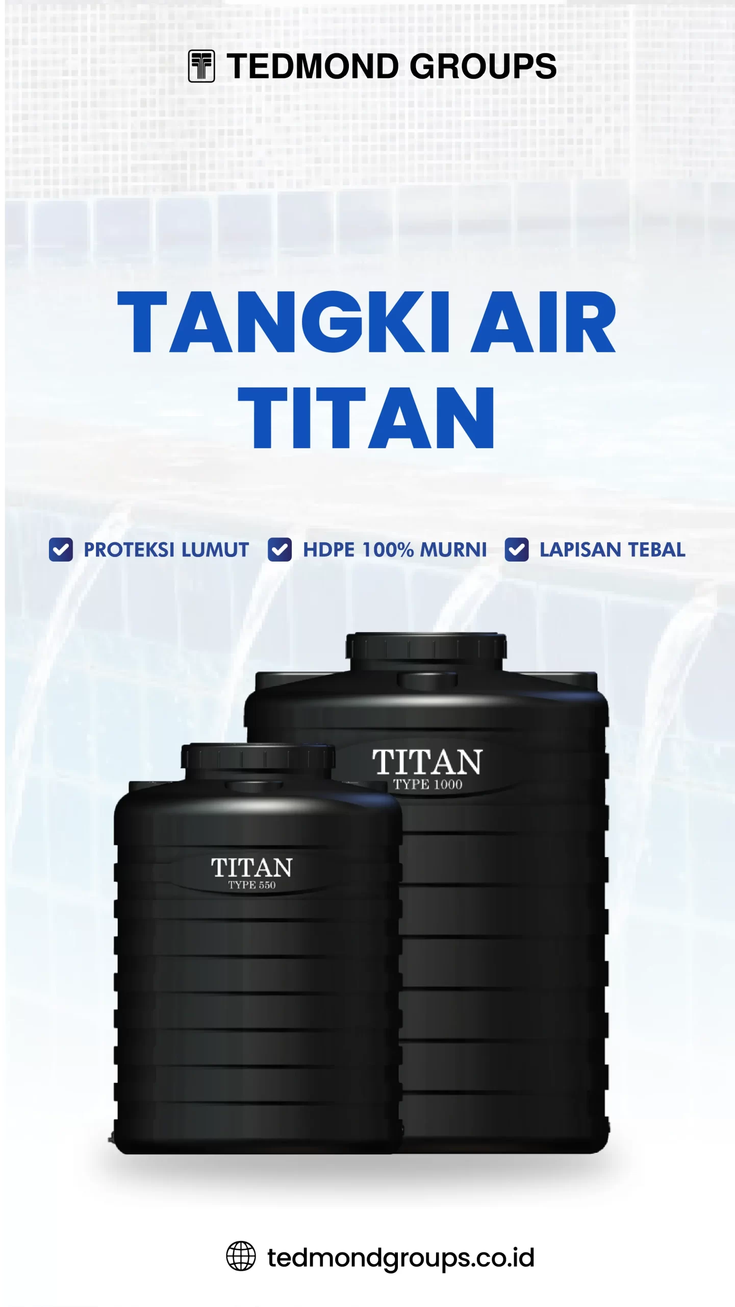 Beragam Keunggulan Tangki Air Titan