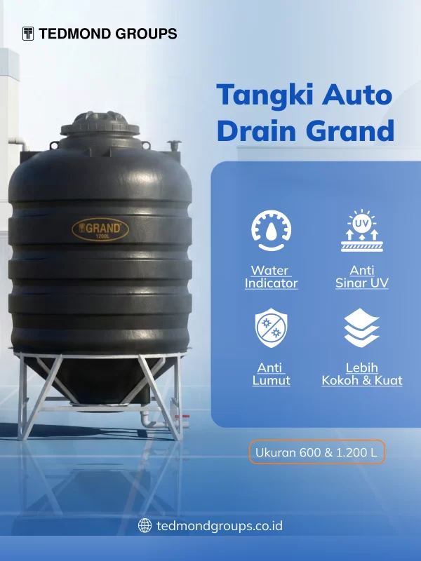 Tandon Air Auto Drain untuk Sistem Air yang Lebih Praktis