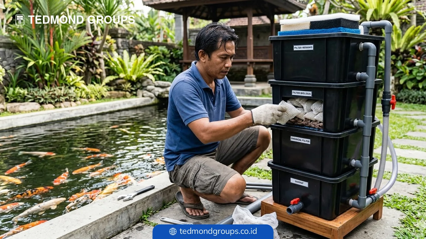 Susunan Filter Kolam Ikan yang Umum Digunakan