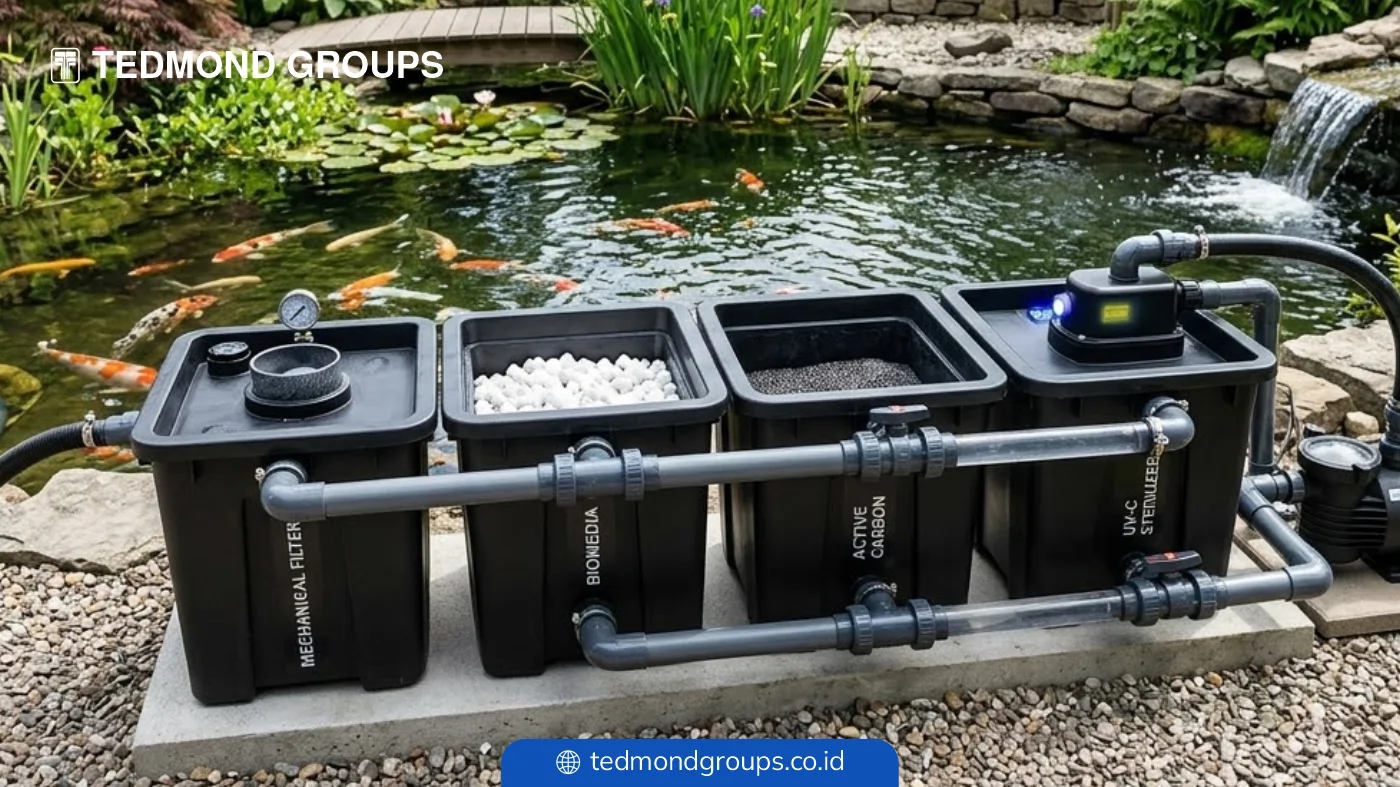 4 Peran Chamber pada Filter Kolam Ikan Koi