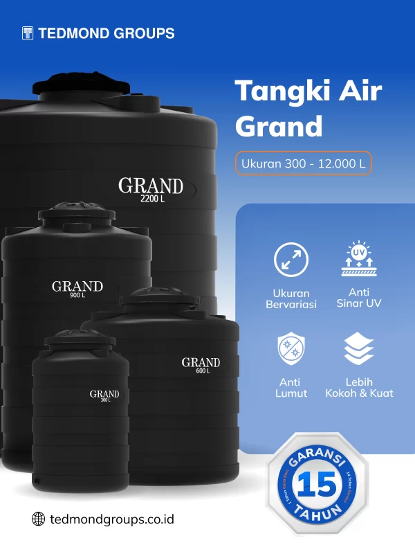Tangki Air Grand untuk Menjaga Kualitas Air