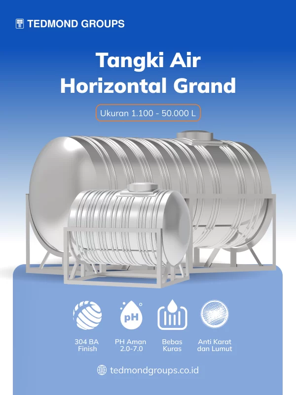 Tangki Air Horizontal Grand