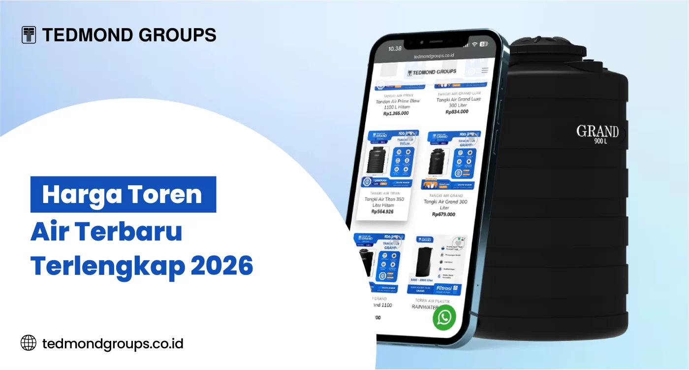 Harga Toren Air Terbaru Terlengkap