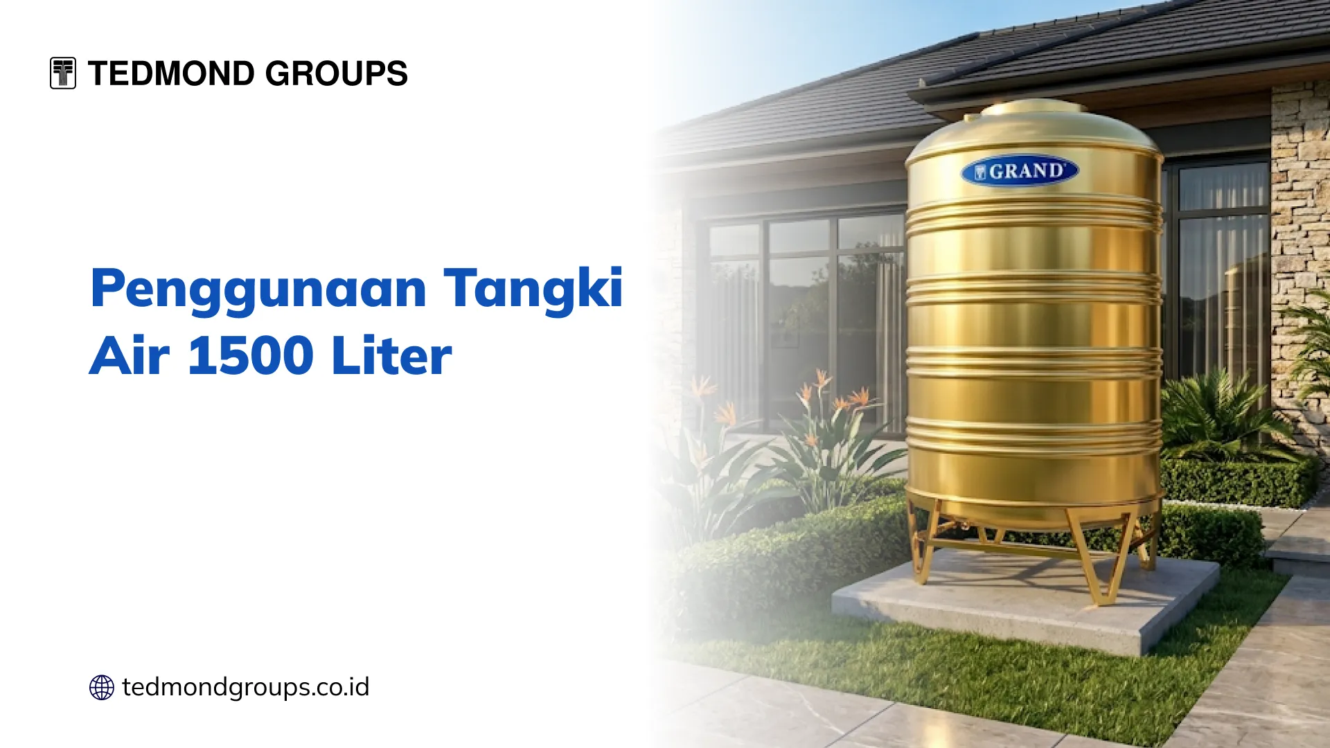 Penggunaan Tangki Air 1500 Liter