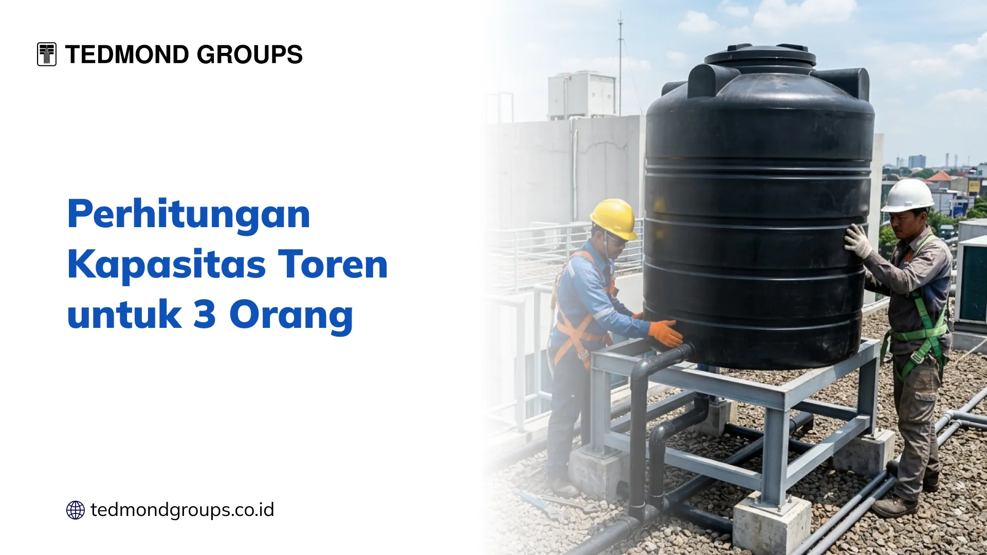 Perhitungan Kapasitas Toren untuk 3 Orang