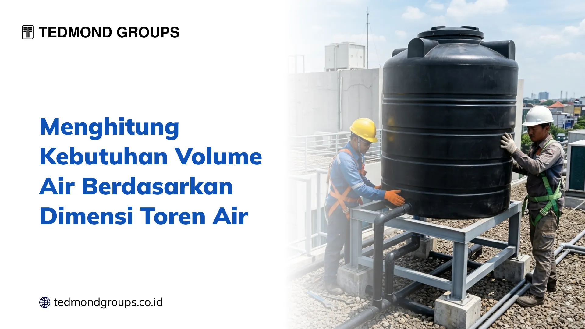 Menghitung Kebutuhan Volume Air Berdasarkan Dimensi Toren Air