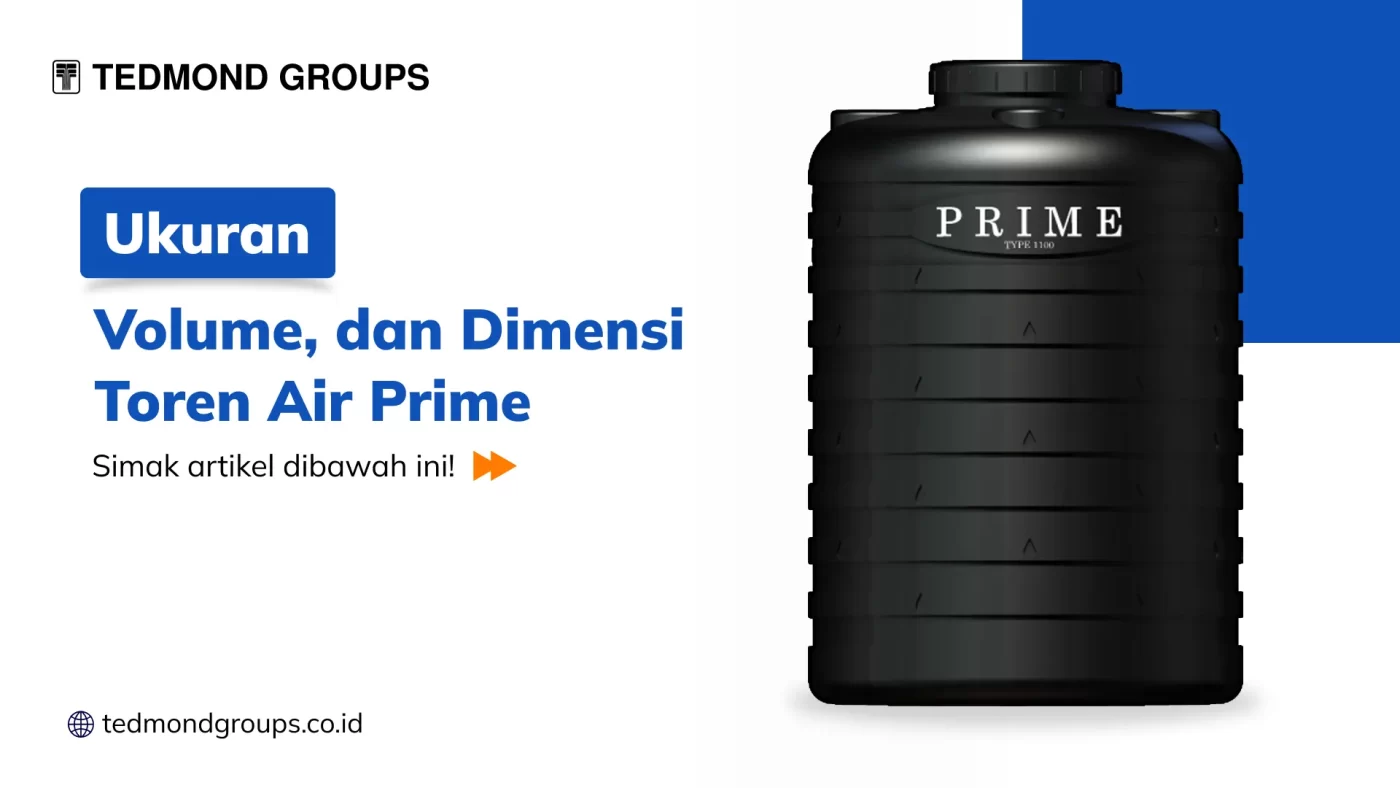 Dimensi Toren Air Prime