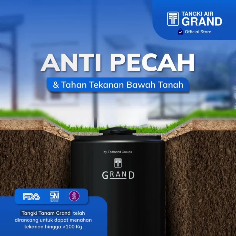Tangki Toren Tandon Tanam Grand - Anti Pecah