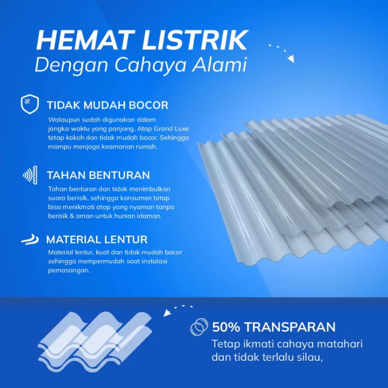 Atap Grand Luxe Roma​ - Keunggulan