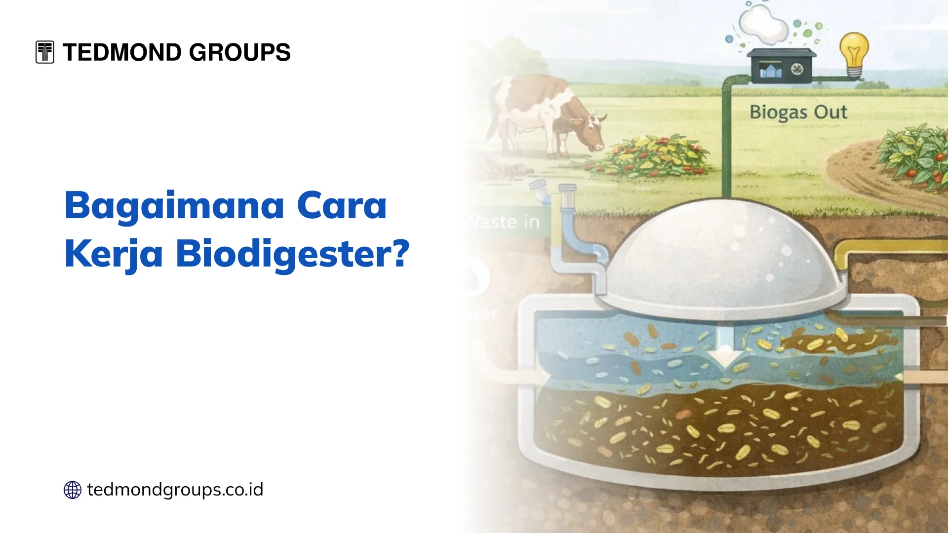 Bagaimana Cara Kerja Biodigester?