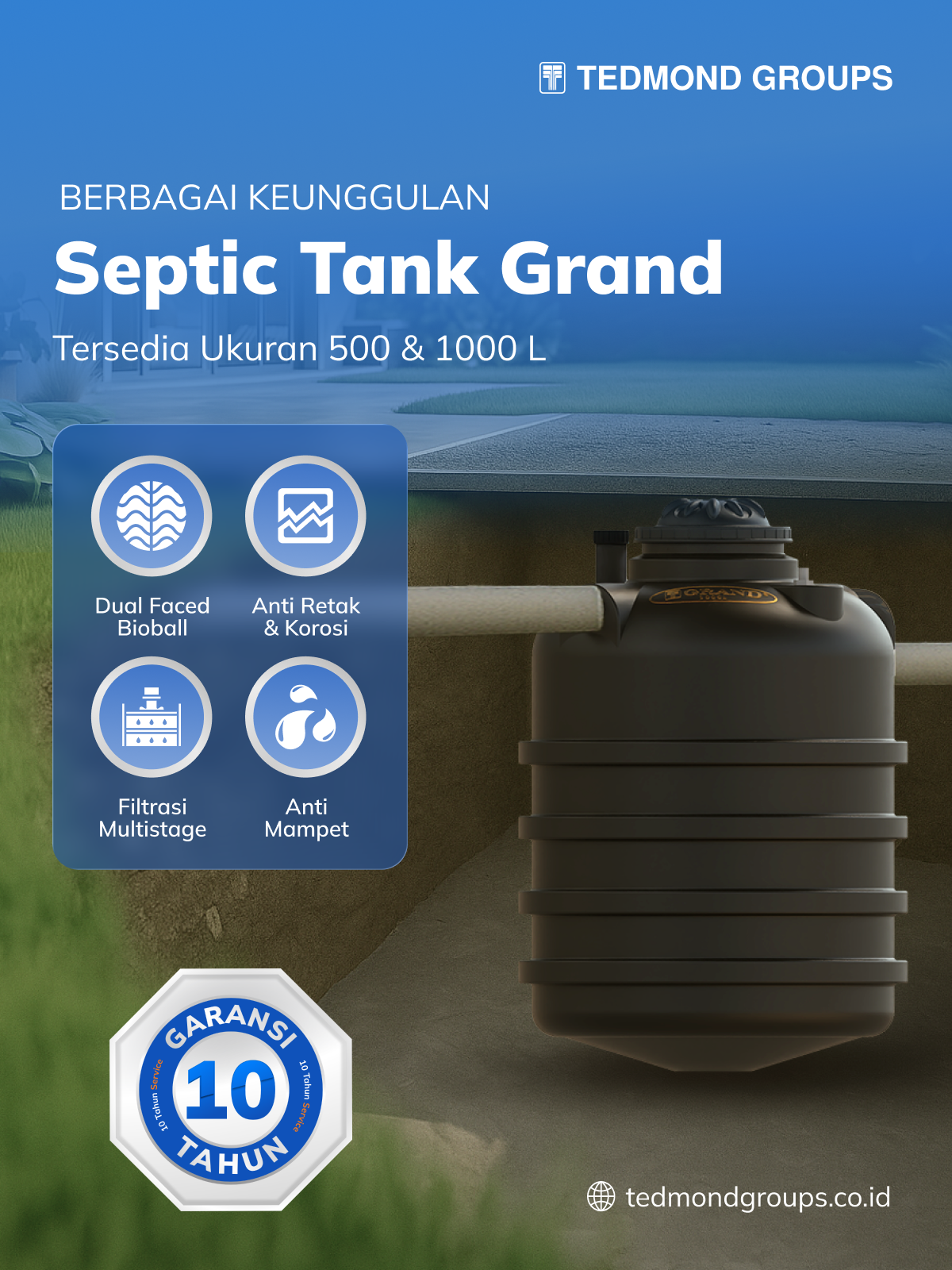 Berbagai Keunggulan Septic Tank Grand
