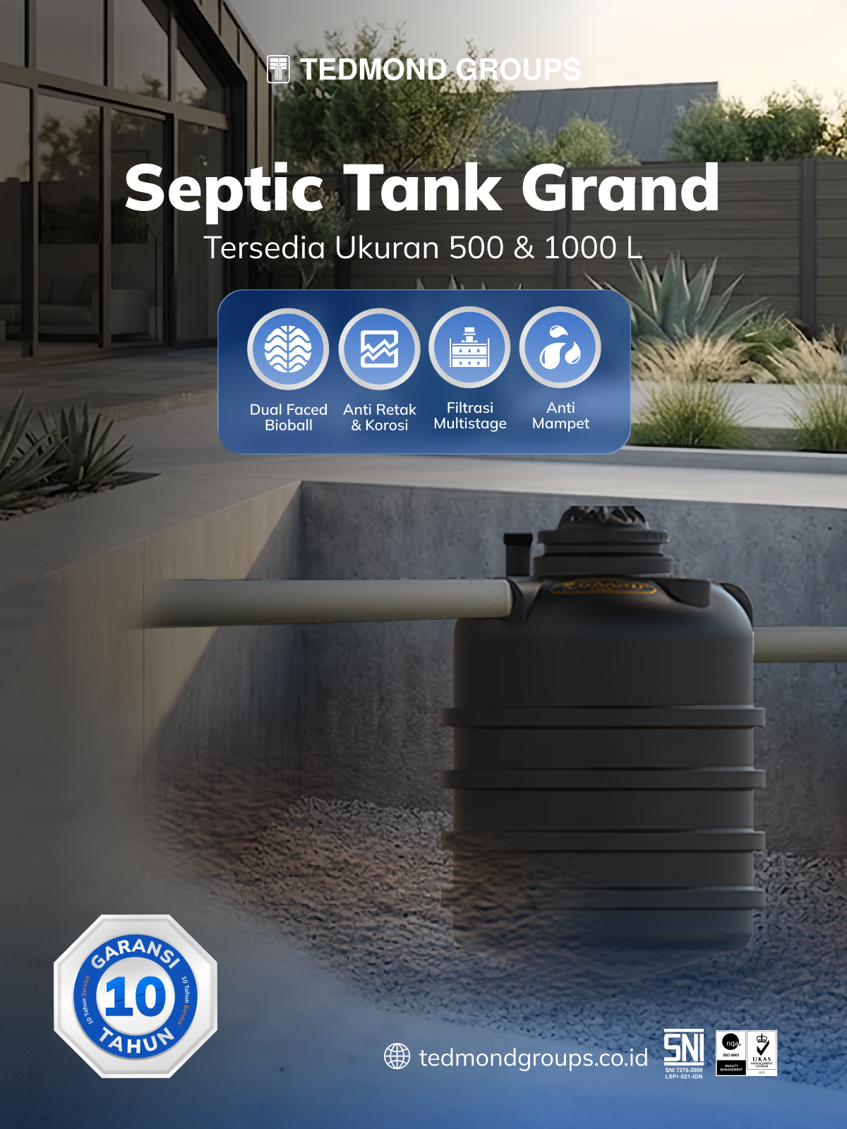 Kelebihan Pakai Septic Tank Grand