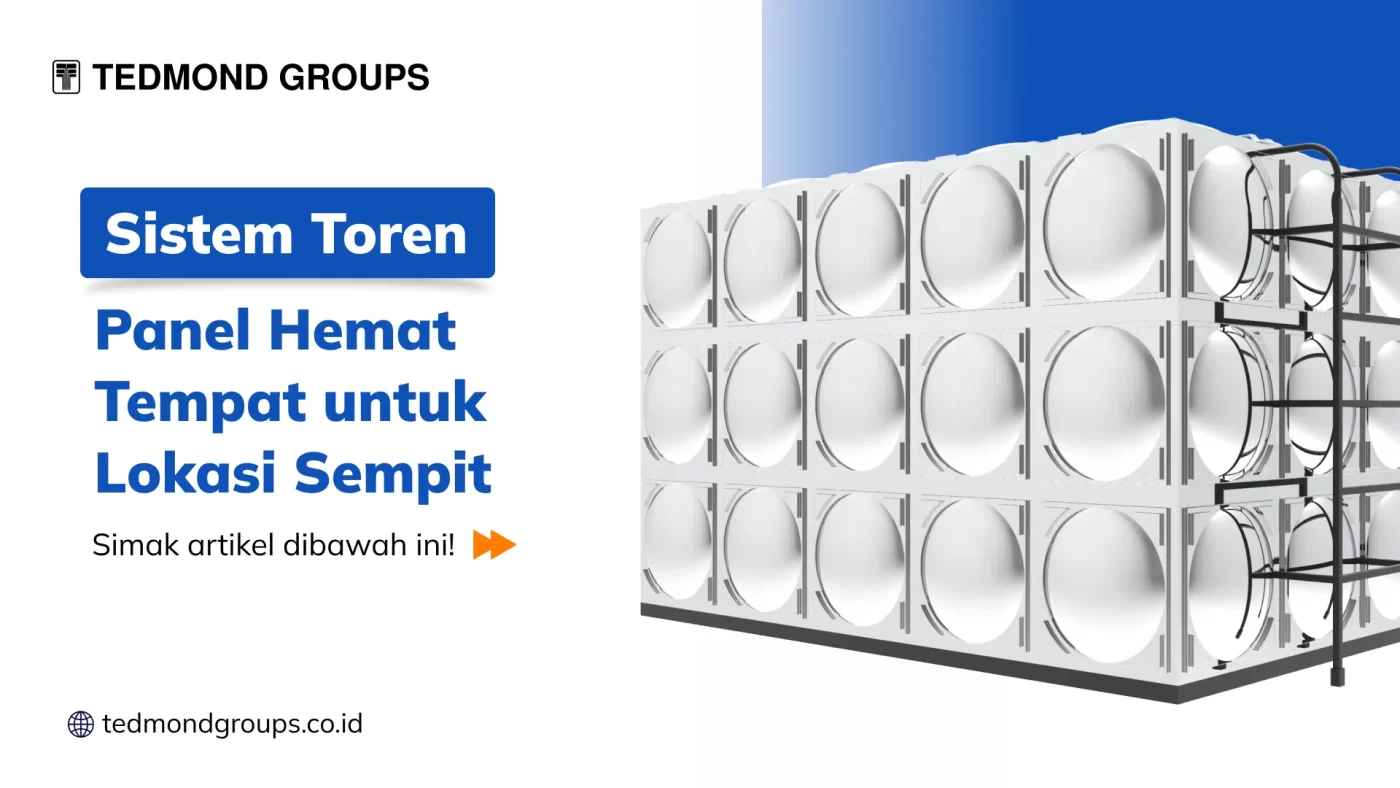Sistem Toren Panel Hemat Tempat untuk Lokasi Sempit