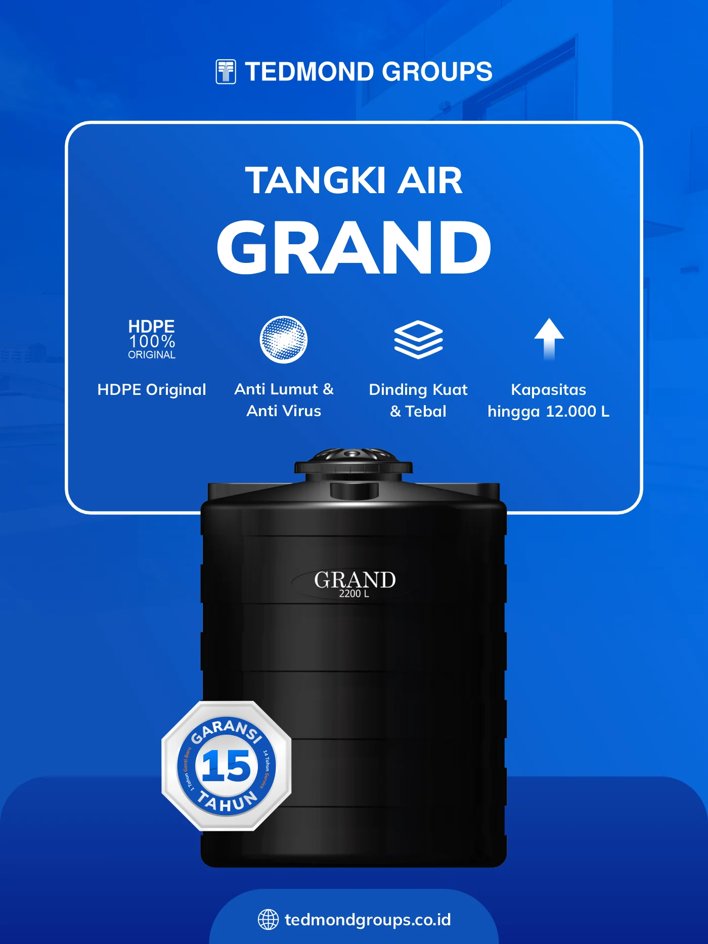 Keunggulan Tangki Air Grand untuk Irigasi Sawah