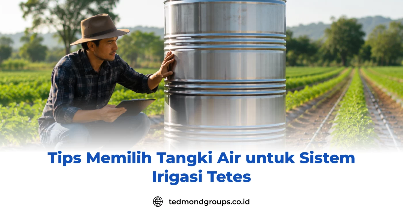 Tips memilih tangki air untuk sistem irigasi tetes