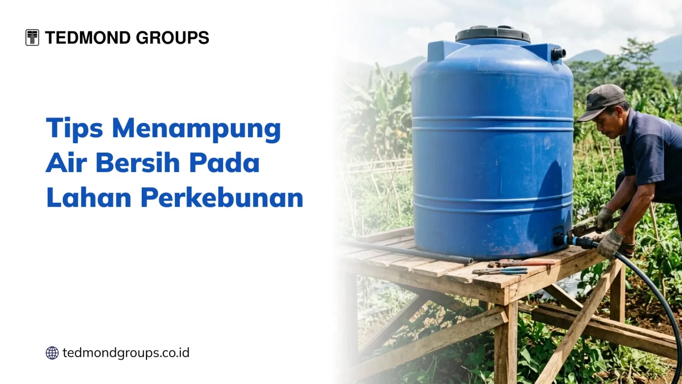 Tips Menampung Air Bersih Pada Lahan Perkebunan