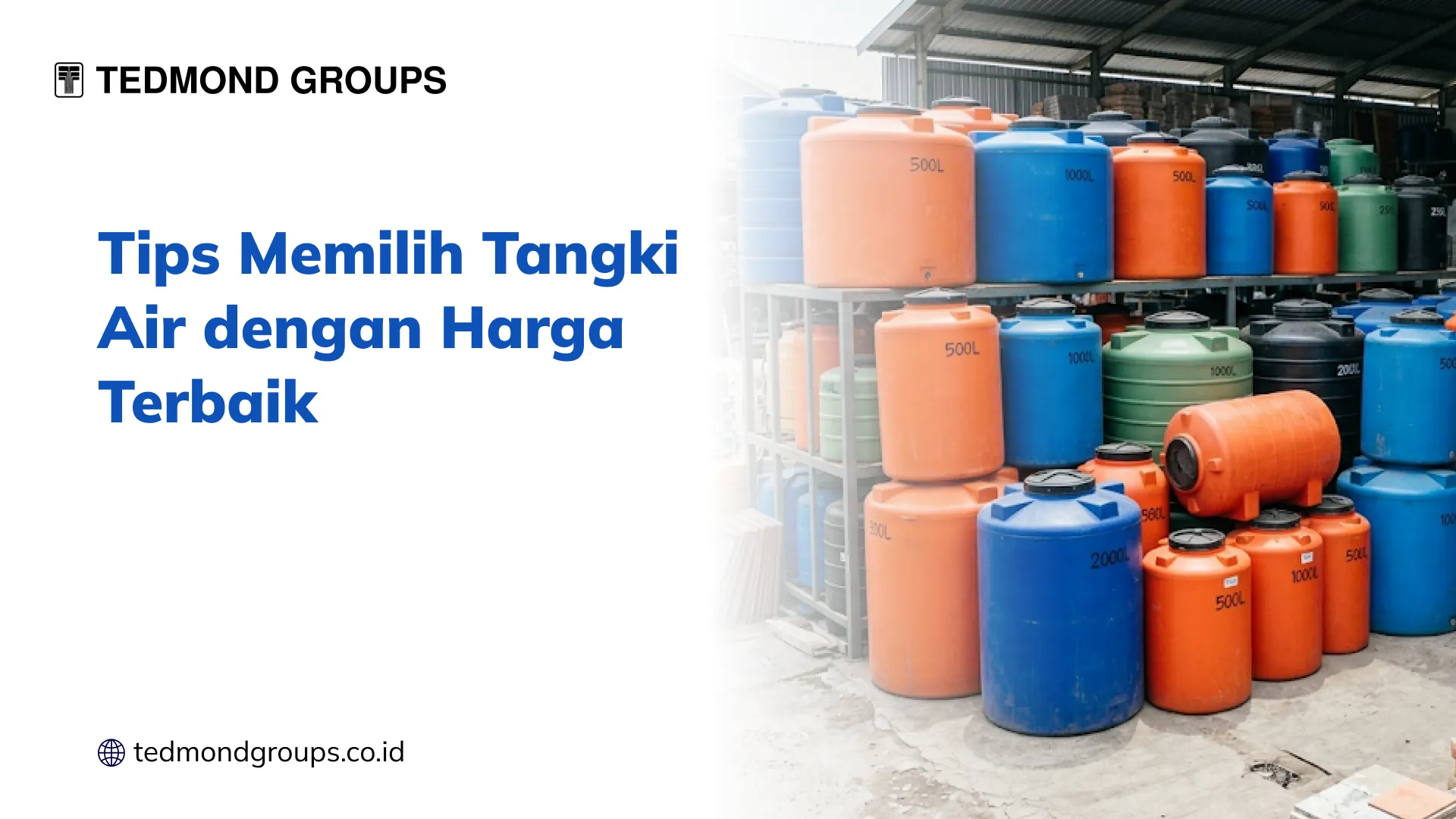 Tips Memilih Tangki Air dengan Harga Terbaik
