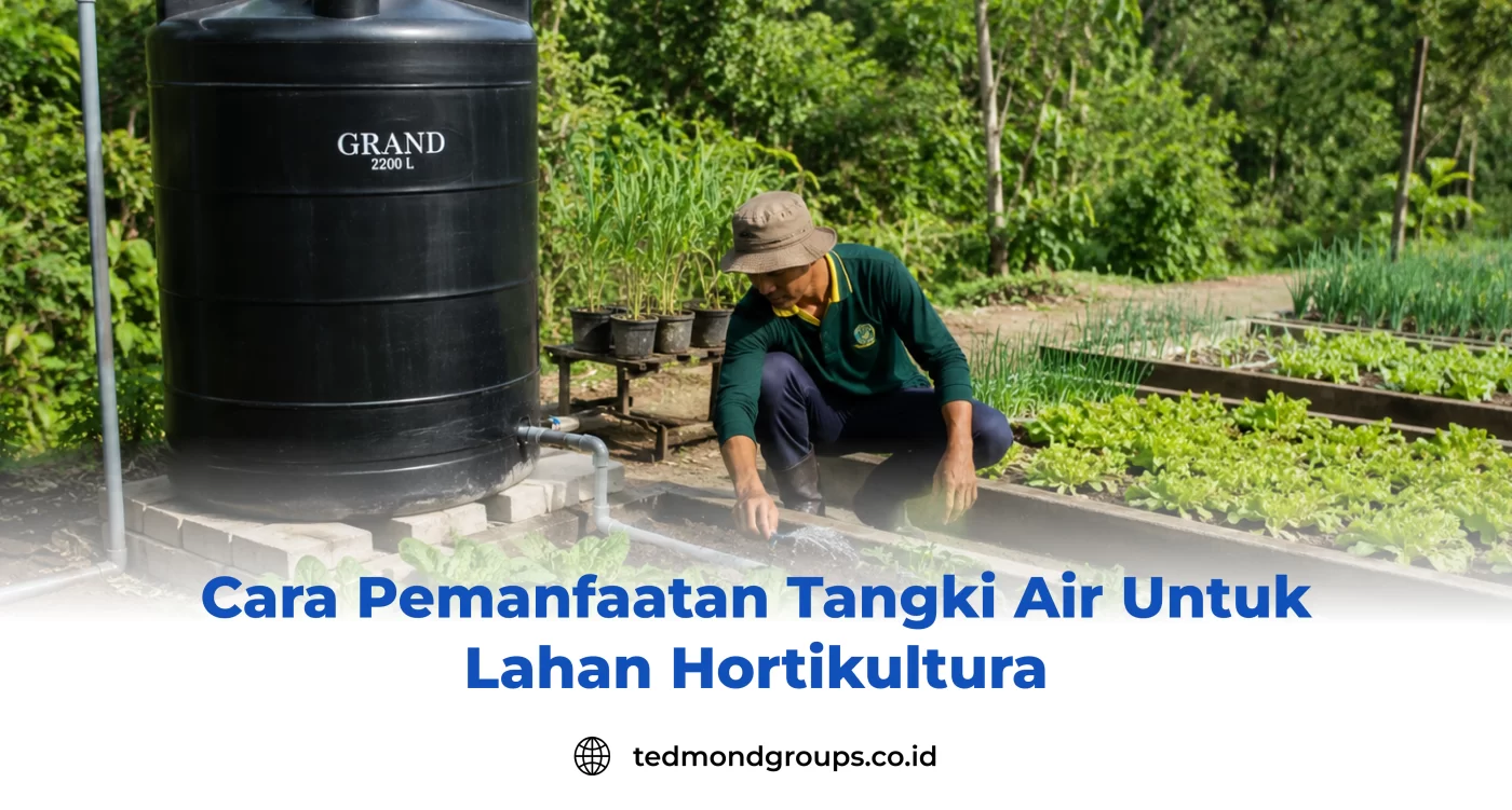 Cara Pemanfaatan Tangki Air Untuk Lahan Hortikultura (2)