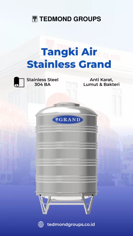 Tangki Air Stainless Grand untuk Kebutuhan Hortikultura