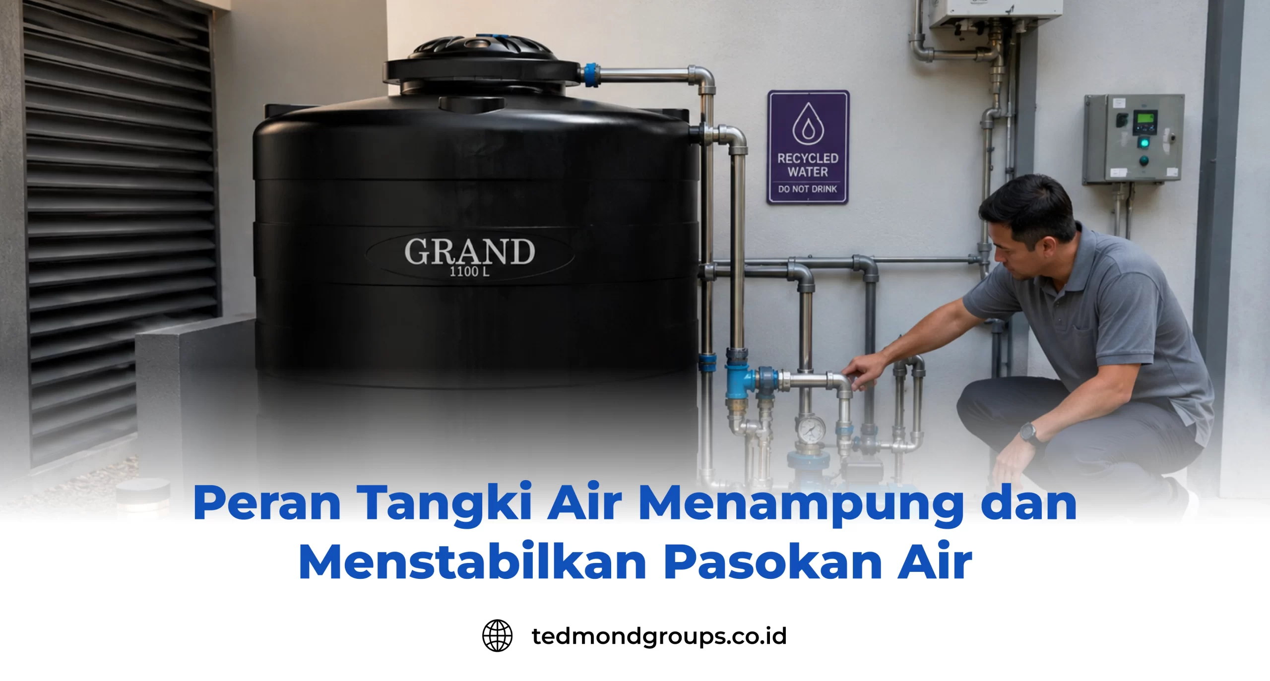 Peran Tangki Air Menampung dan Menstabilkan Pasokan Air