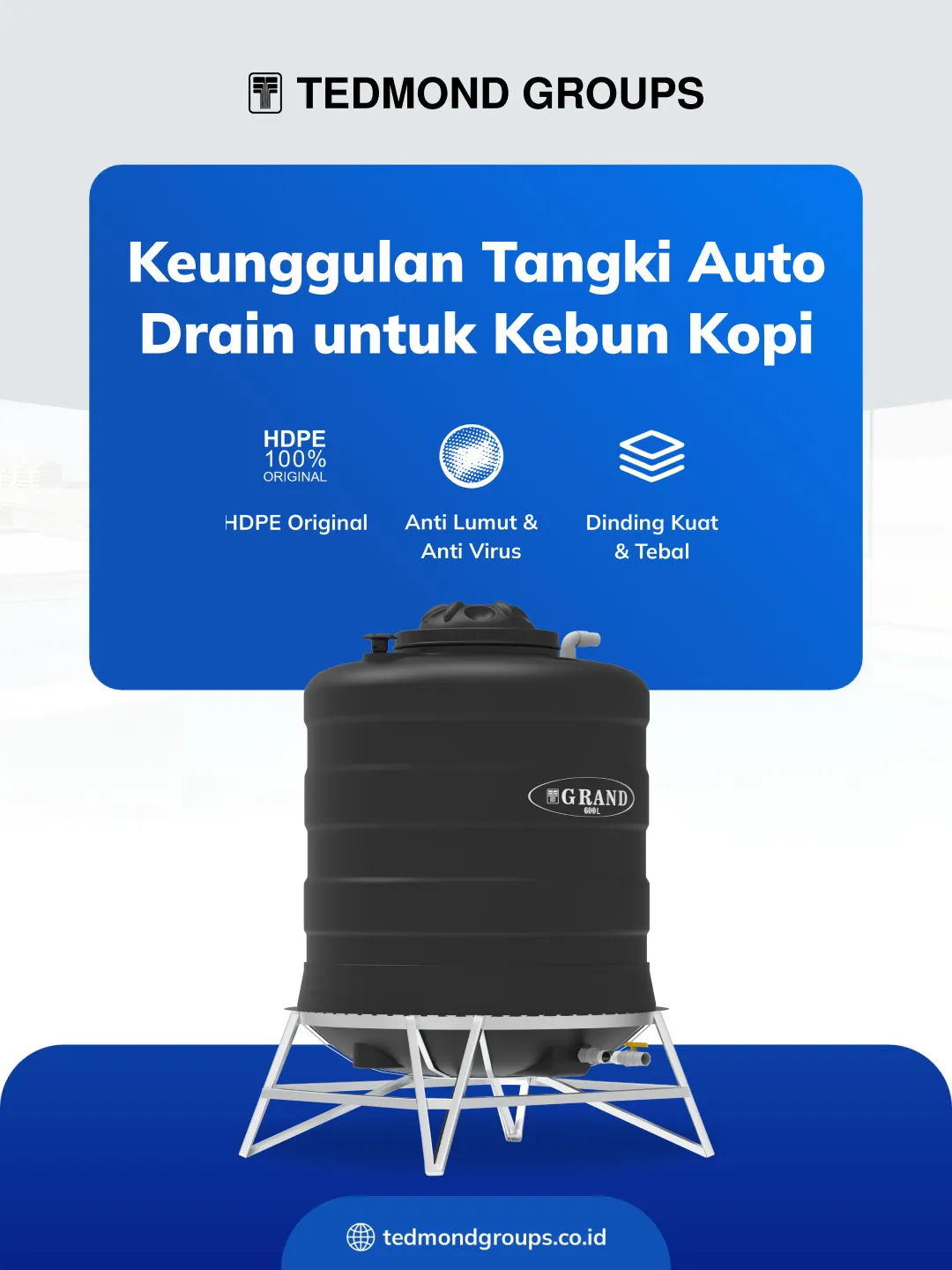 Keunggulan Tangki Auto Drain untuk Kebun Kopi