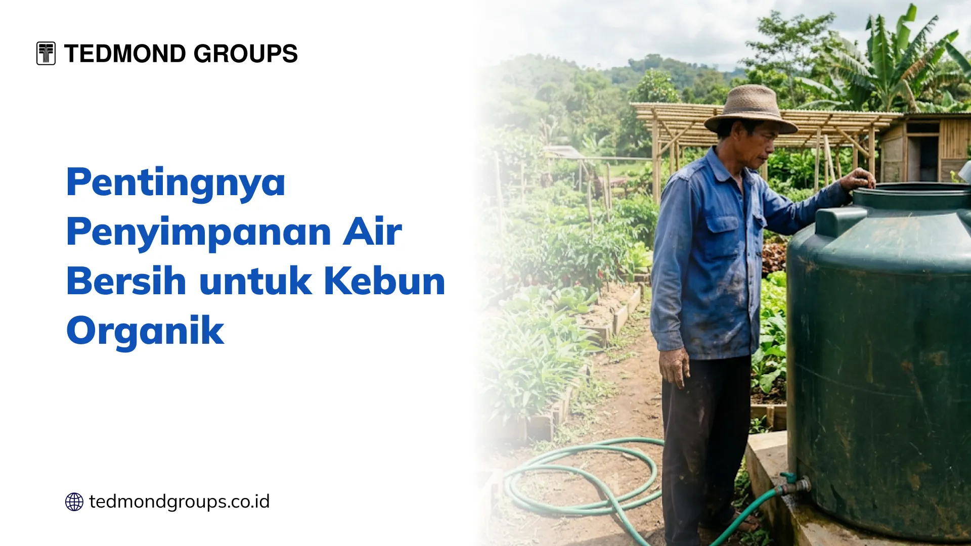 Pentingnya Penyimpanan Air Bersih untuk Kebun Organik