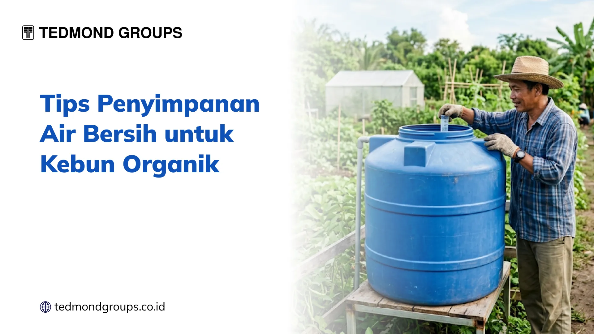 Tips Penyimpanan Air Bersih untuk Kebun Organik