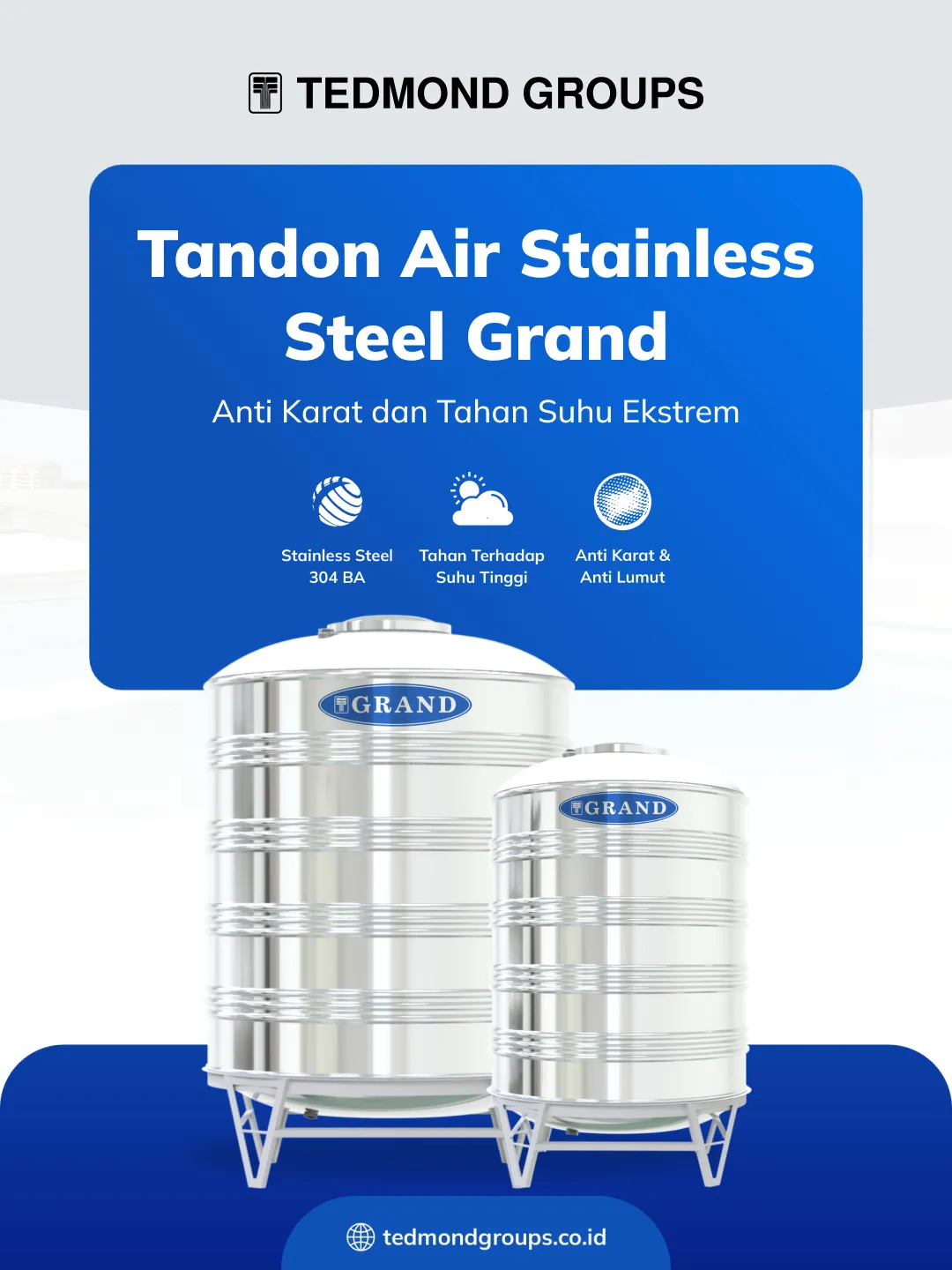 Tandon Air Stainless Steel Grand