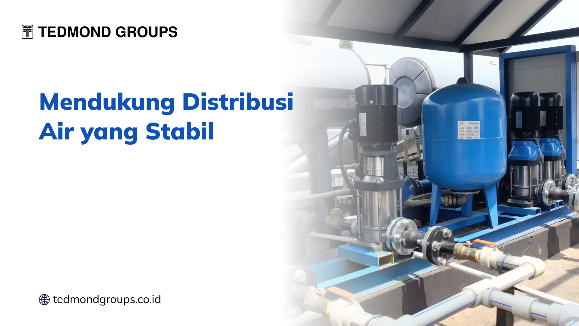 Mendukung Distribusi Air yang Stabil