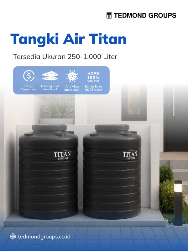 Rekomendasi Tangki Air Berkualitas di Pati Harga Rp 500 Ribuan