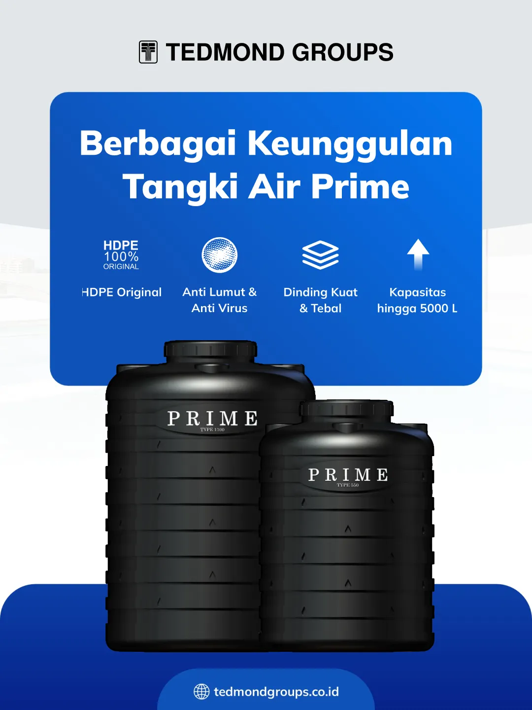 Berbagai Keunggulan Tangki Air Prime