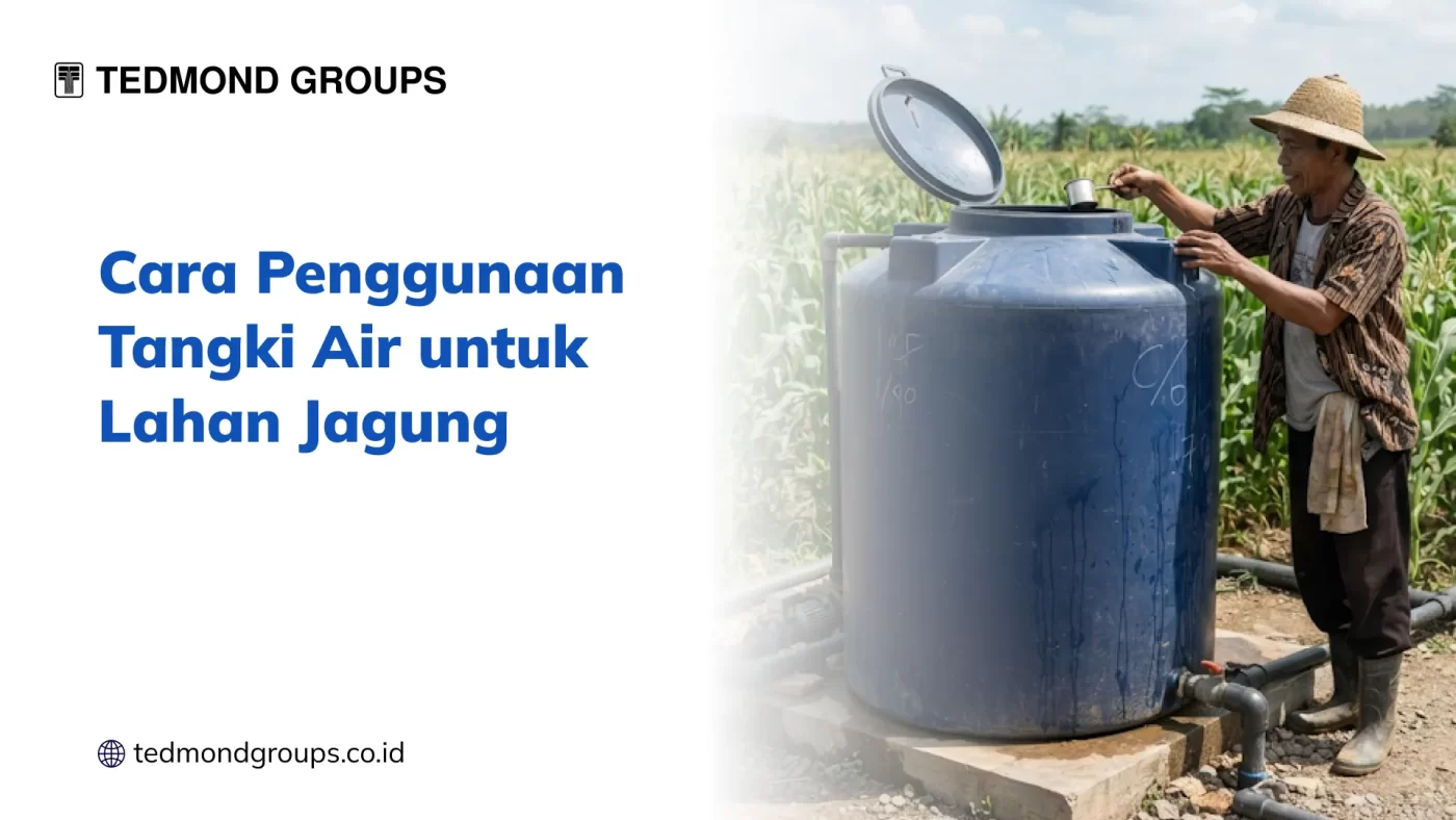 Cara Penggunaan Tangki Air untuk Lahan Jagung