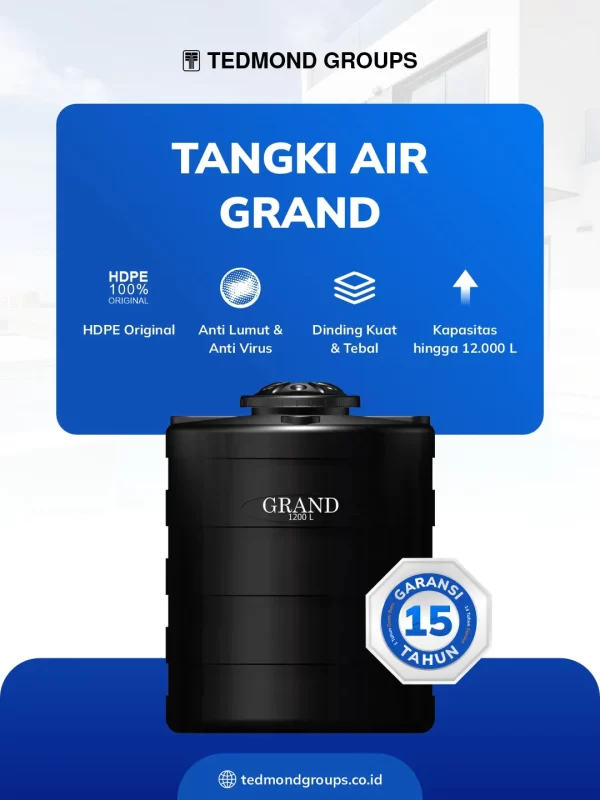 Tandon Air untuk Mesin Cuci 1 Tabung