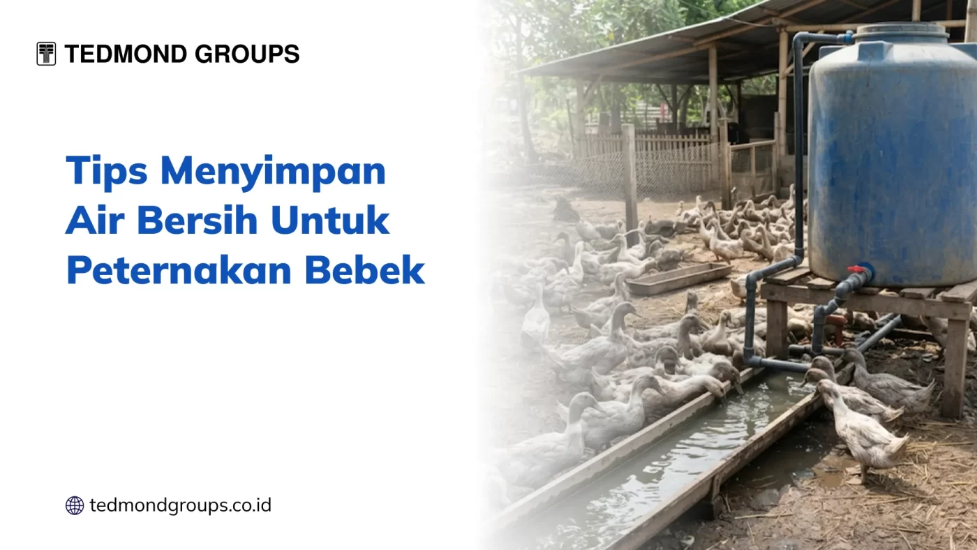 Tips Menyimpan Air Bersih Untuk Peternakan Bebek