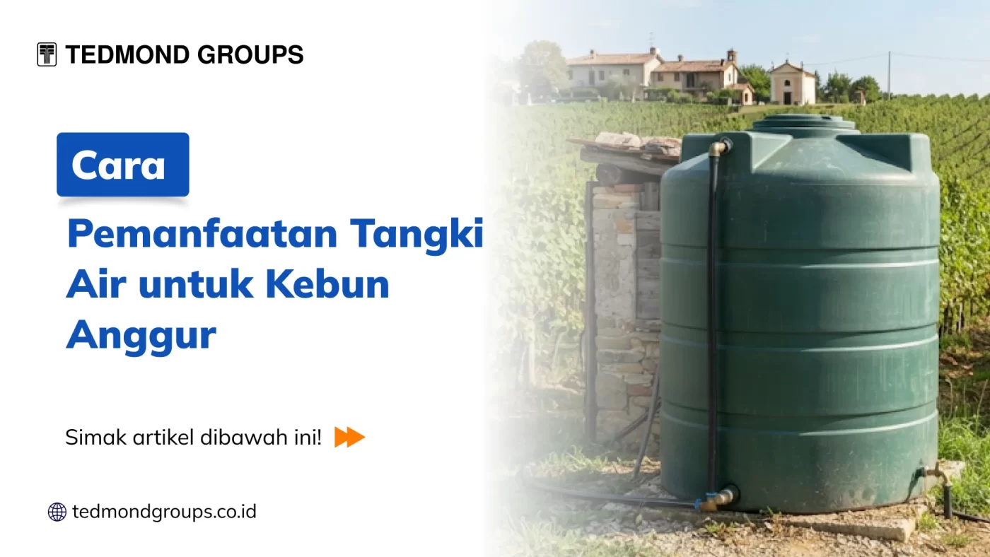 Cara Pemanfaatan Tangki Air Untuk Kebun Anggur