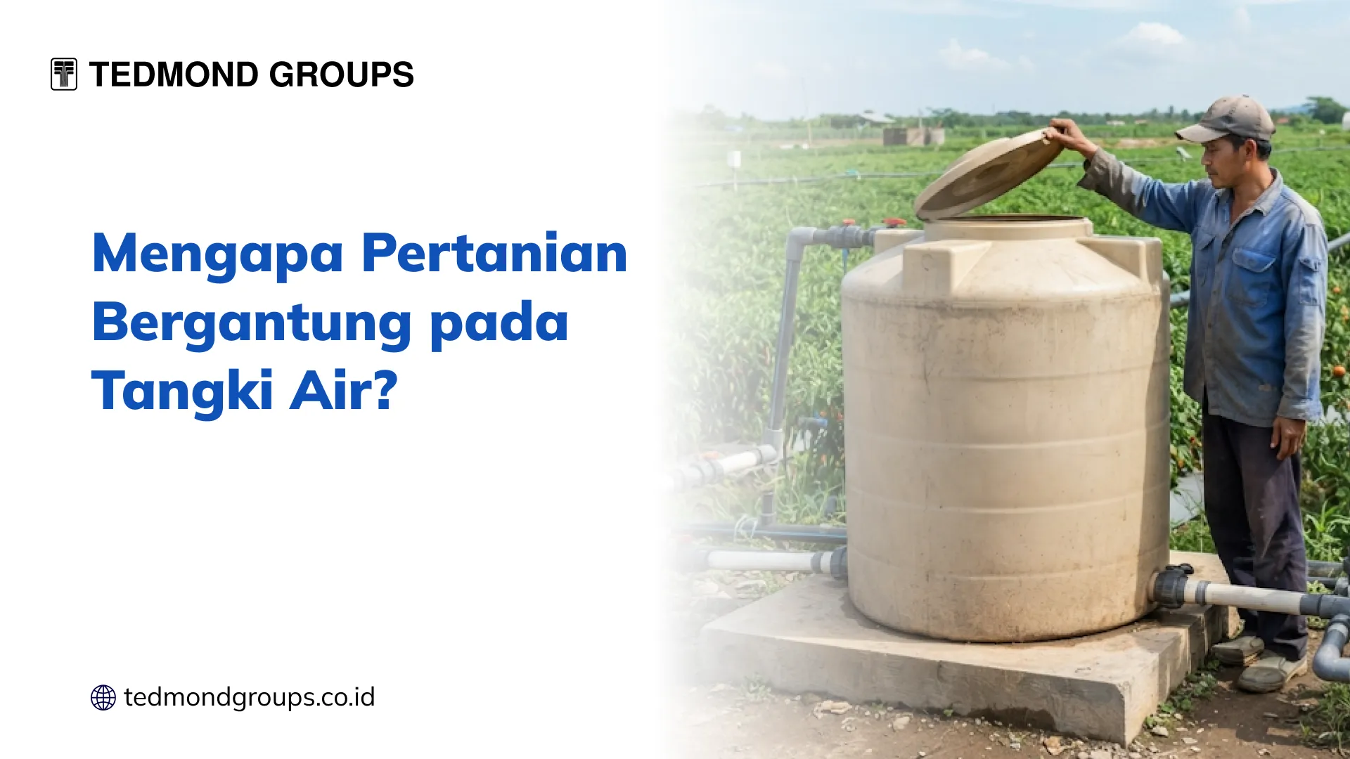 Mengapa Pertanian Bergantung pada Tangki Air