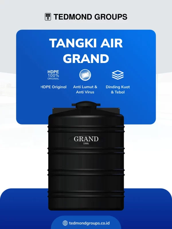 Spesifikasi dan Harga Tangki Air Grand 10000 Liter