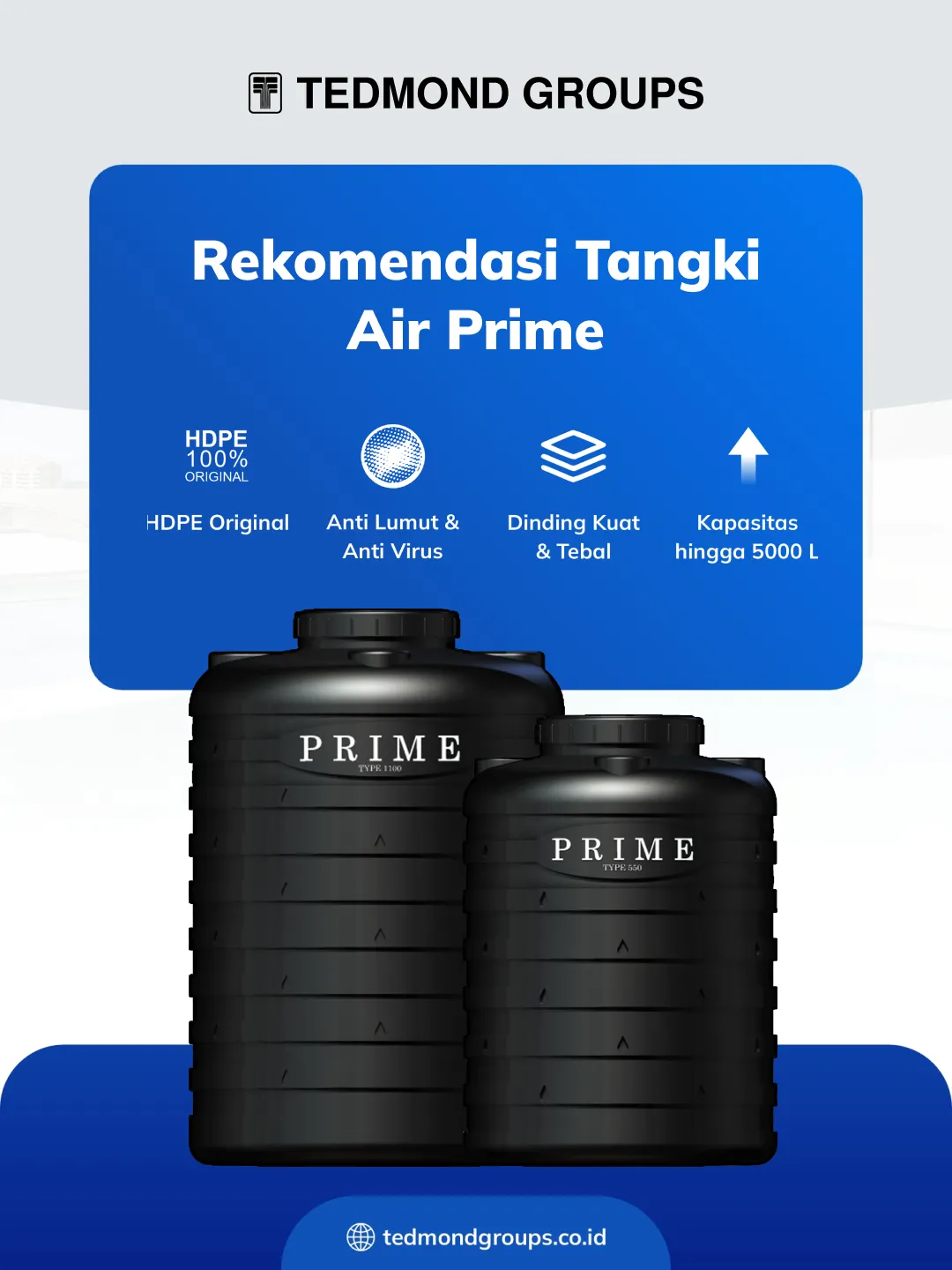 Rekomendasi Tangki Air Prime