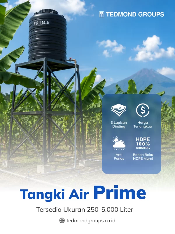 Rekomendasi Tangki Air Prime untuk Kebun Pisang