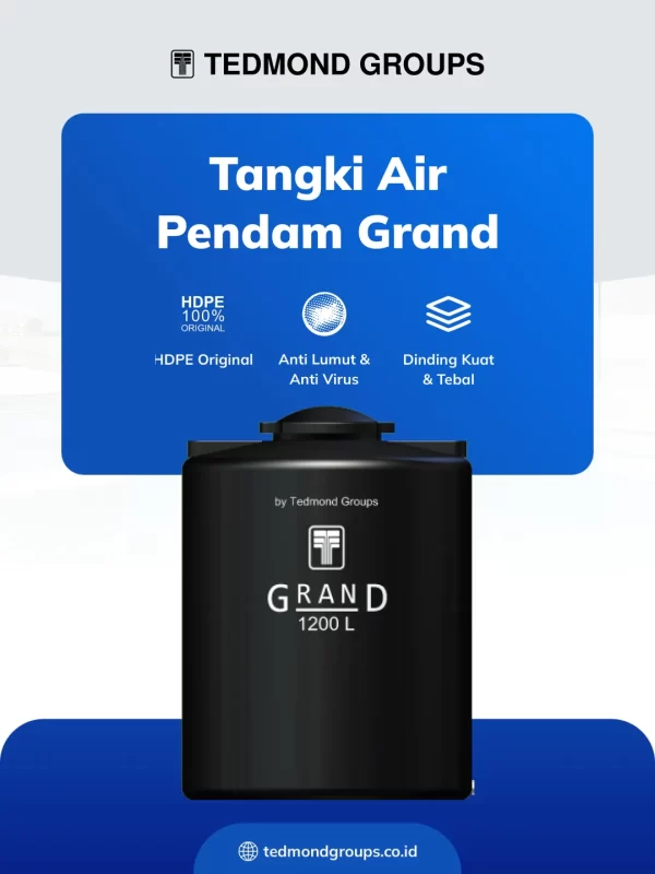 Tangki Air Pendam Grand untuk Distribusi Air Desa