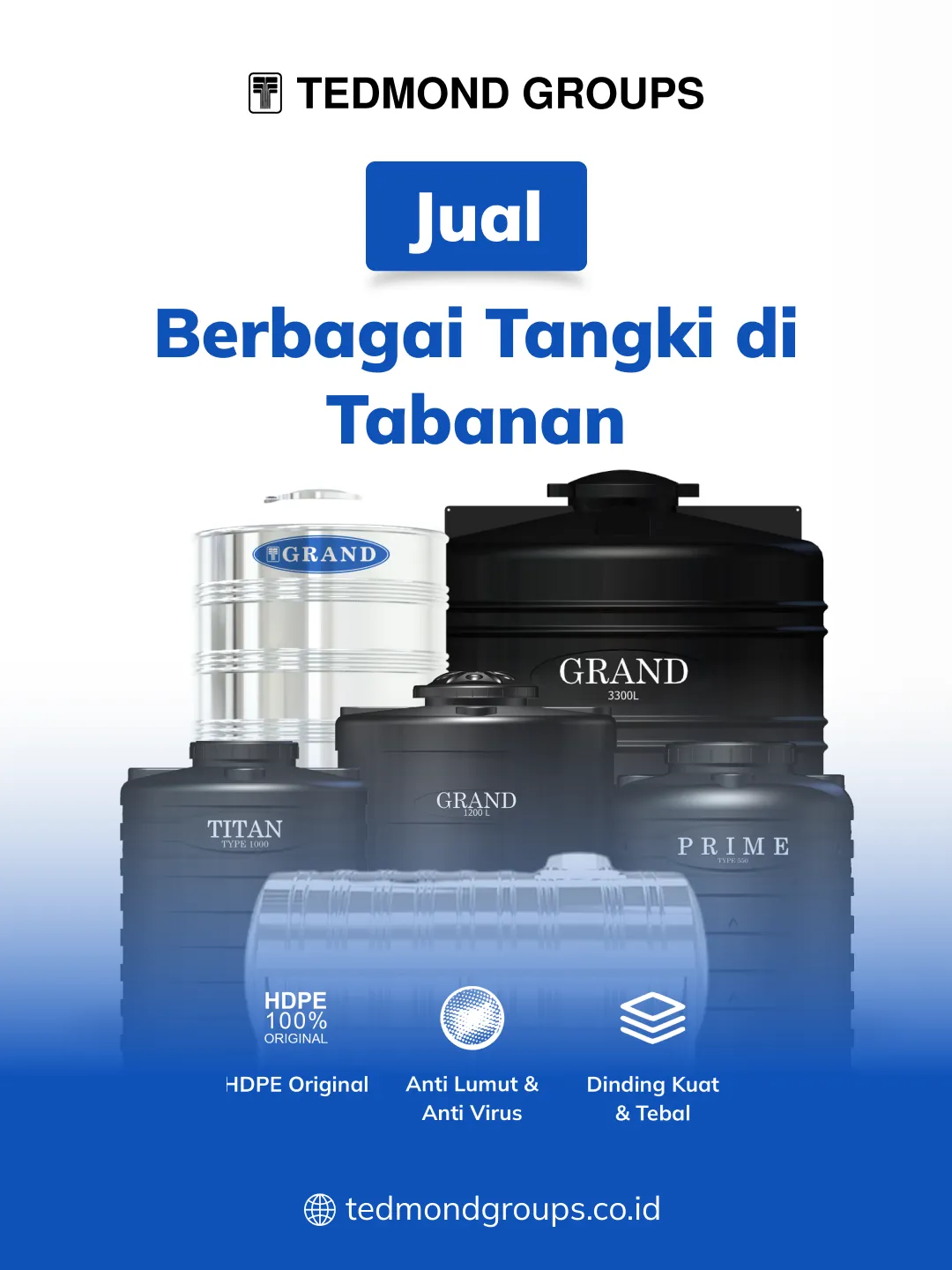 Jual Berbagai Tangki di Tabanan
