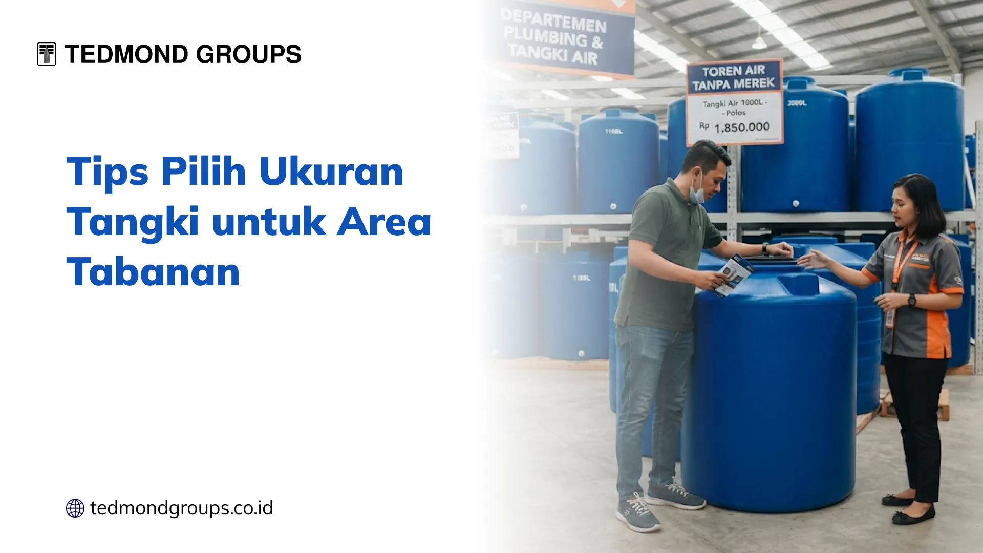 Tips Pilih Ukuran Tangki untuk Area Tabanan